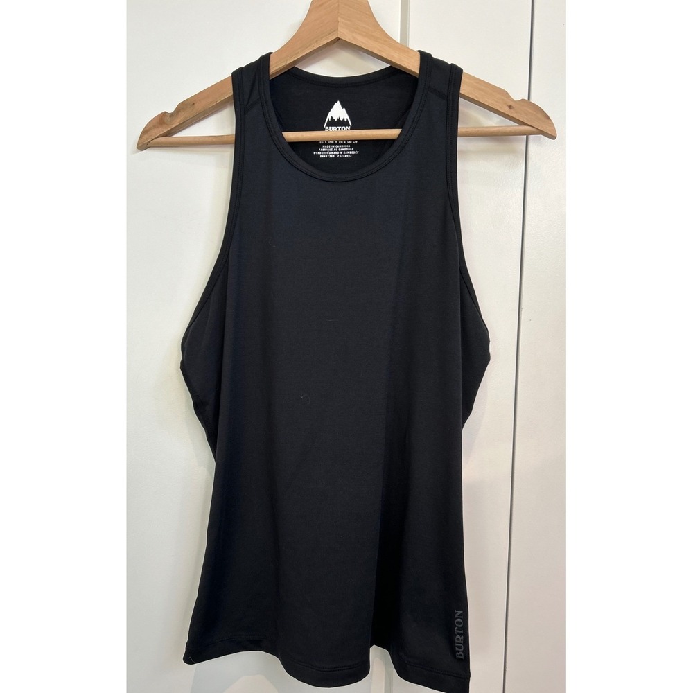 Burton Living Lining Racerback Tank Top Black Small Activewear‎ Base Layer S